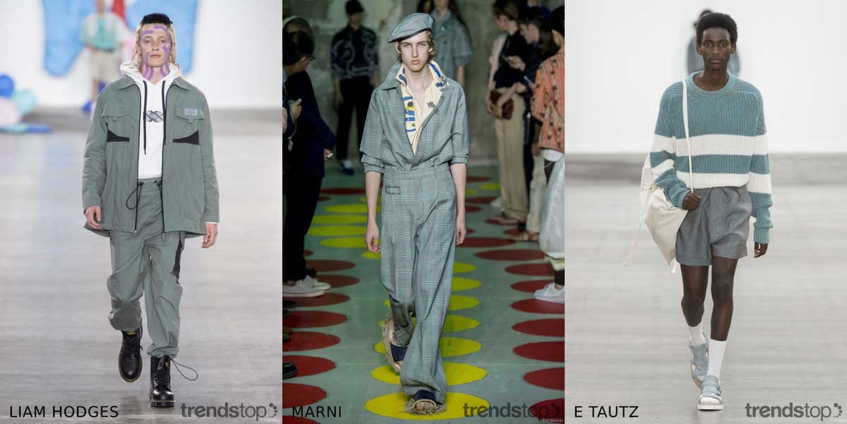 Key Menswear Colour on the Catwalks Spring Summer 2020
