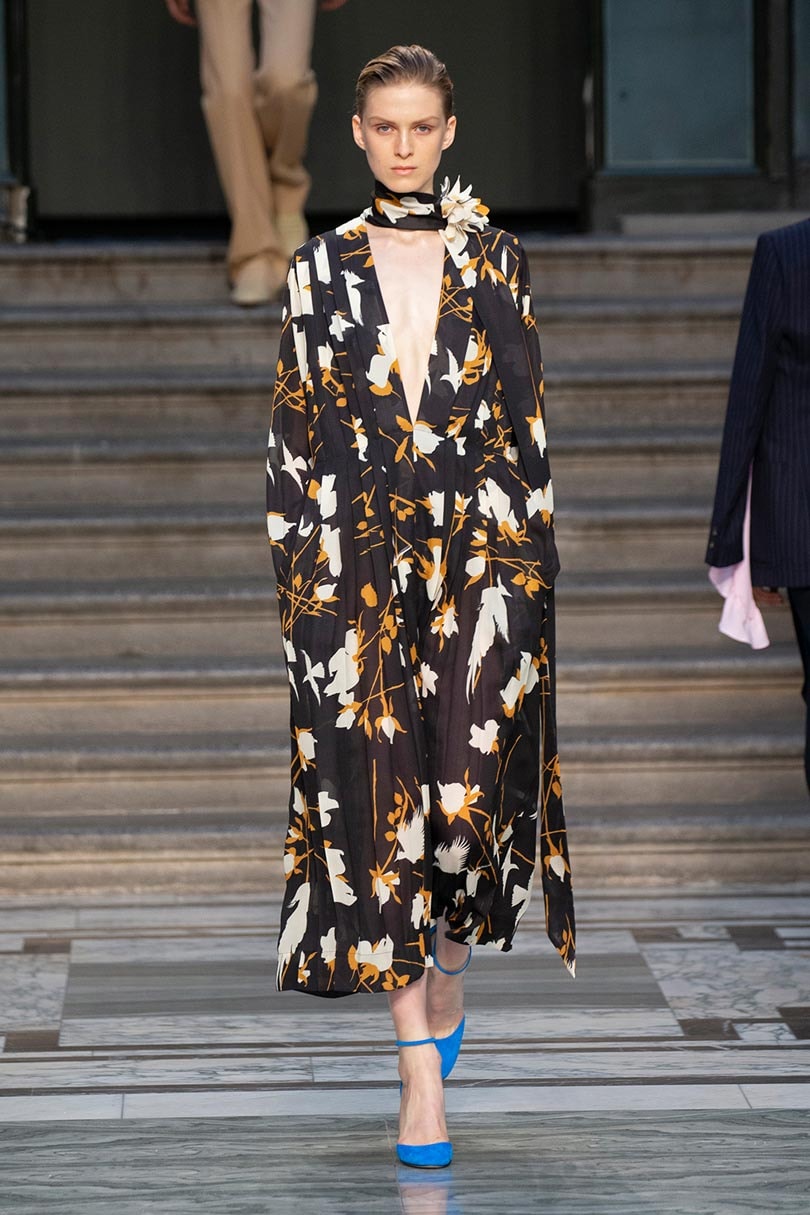 Dresses flow for Beckham, billow for Goddard: London fashion trends