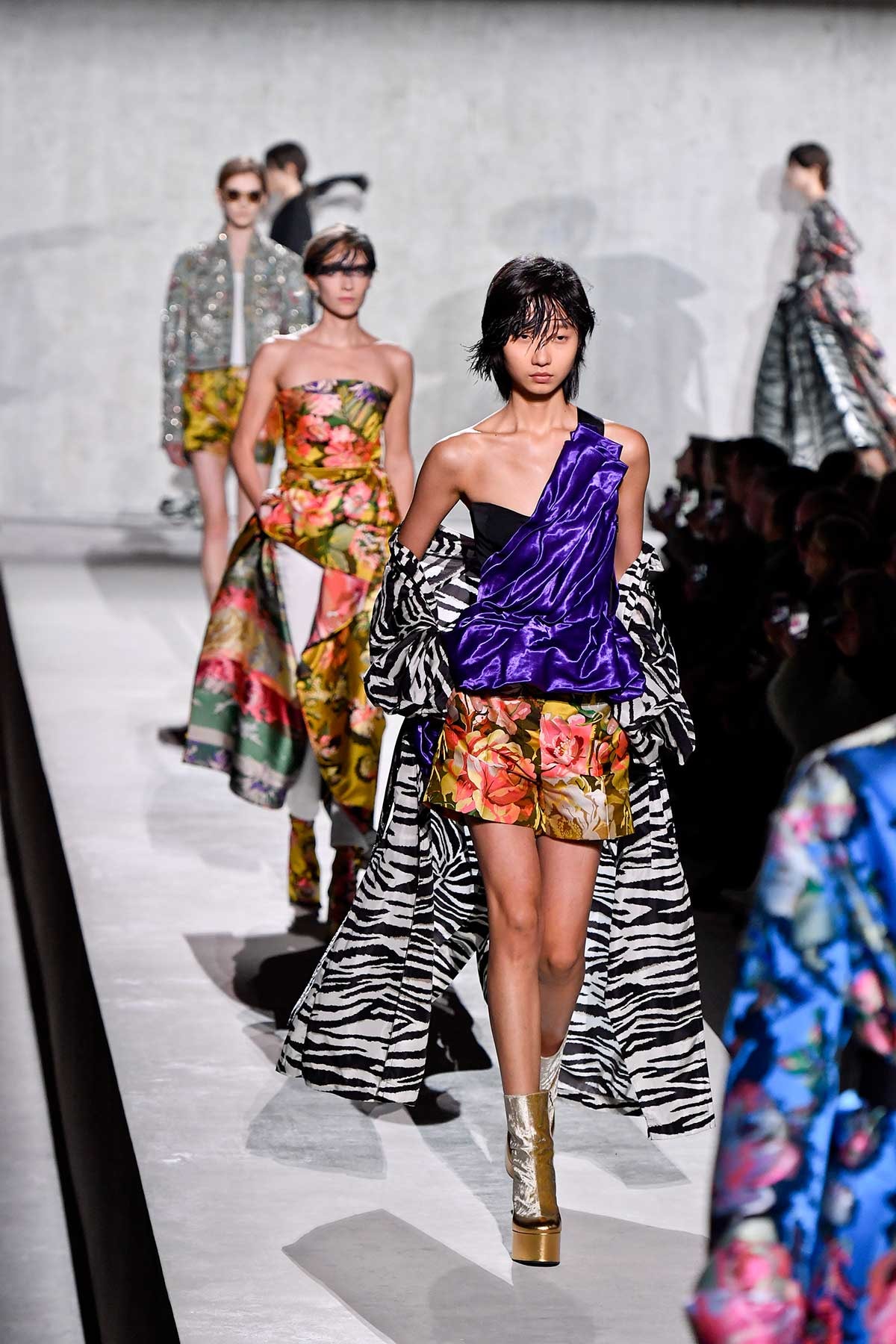 Christian Lacroix makes shock Paris catwalk comeback