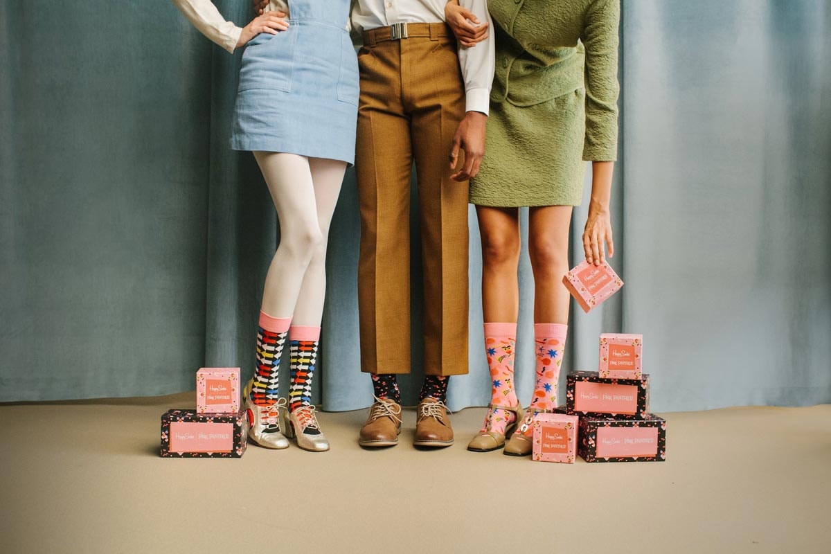 Happy Socks collaborates with Pink Panther