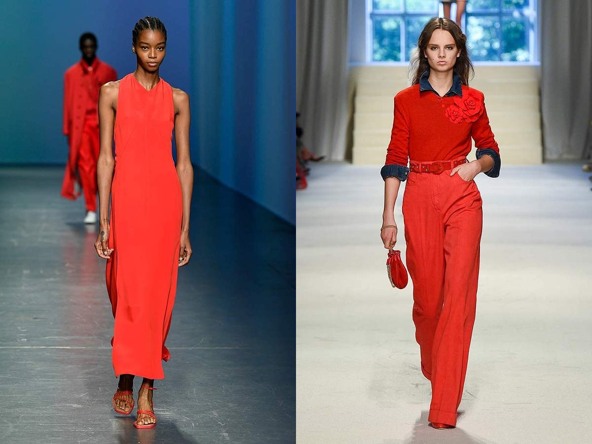 Spotted on the catwalks: Pantone's SS20 fashion colours