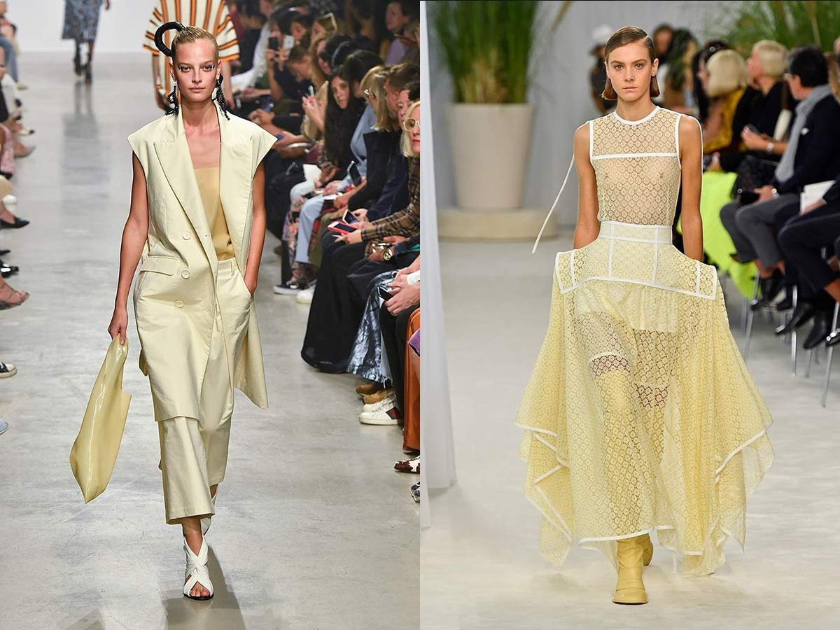 Spotted on the catwalks: Pantone's SS20 fashion colours