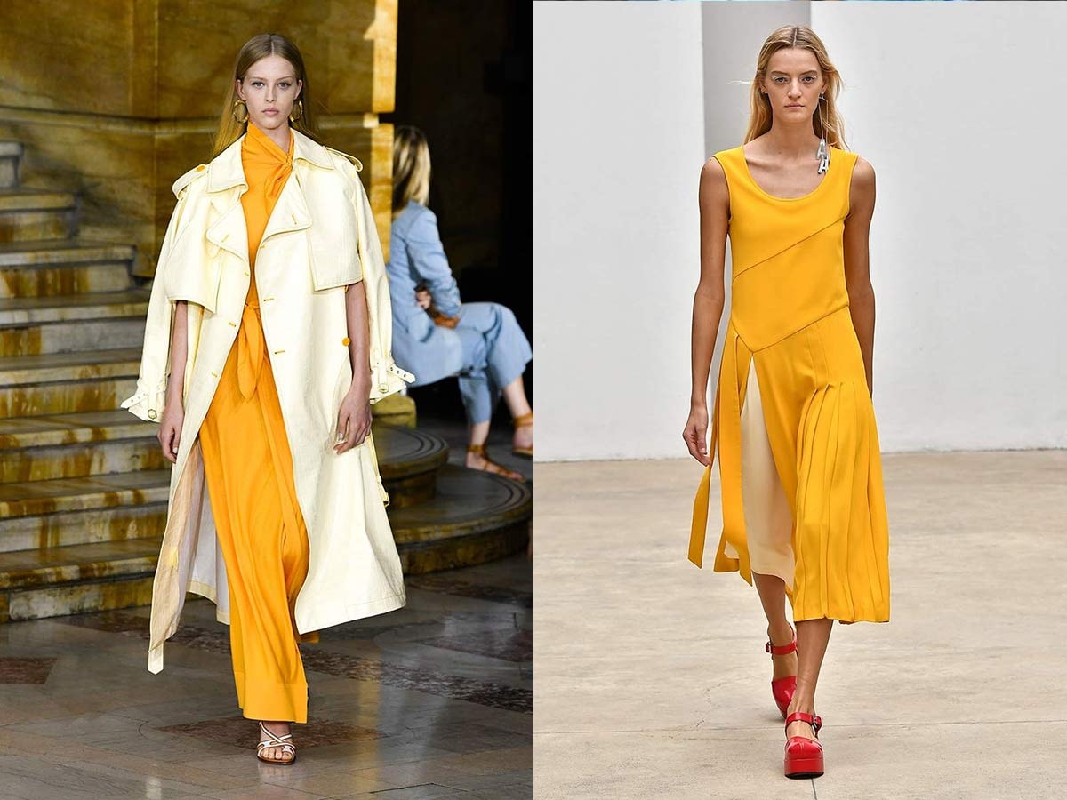 Spotted on the catwalks: Pantone's SS20 fashion colours