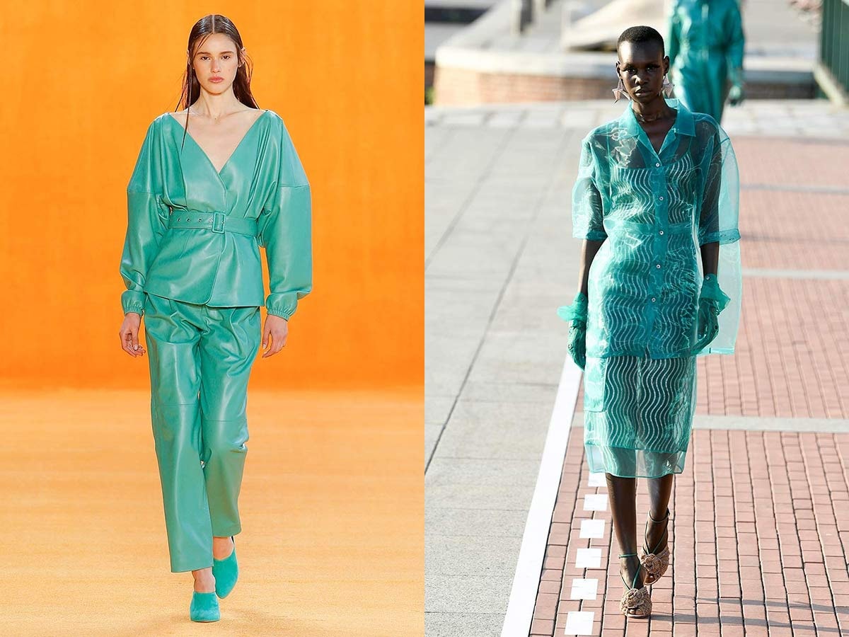 Spotted on the catwalks: Pantone's SS20 fashion colours