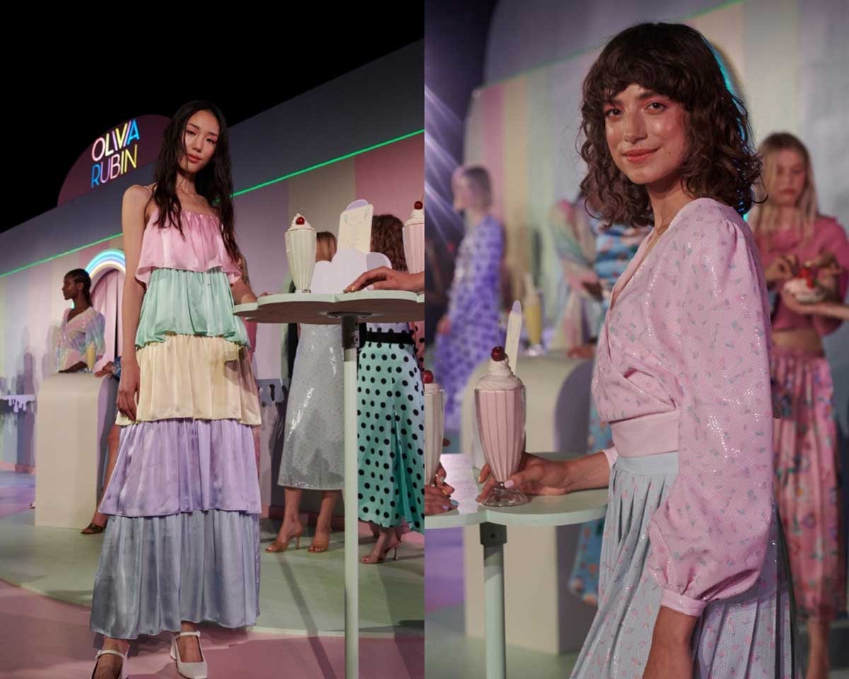 Olivia Rubin brings colour to LFW