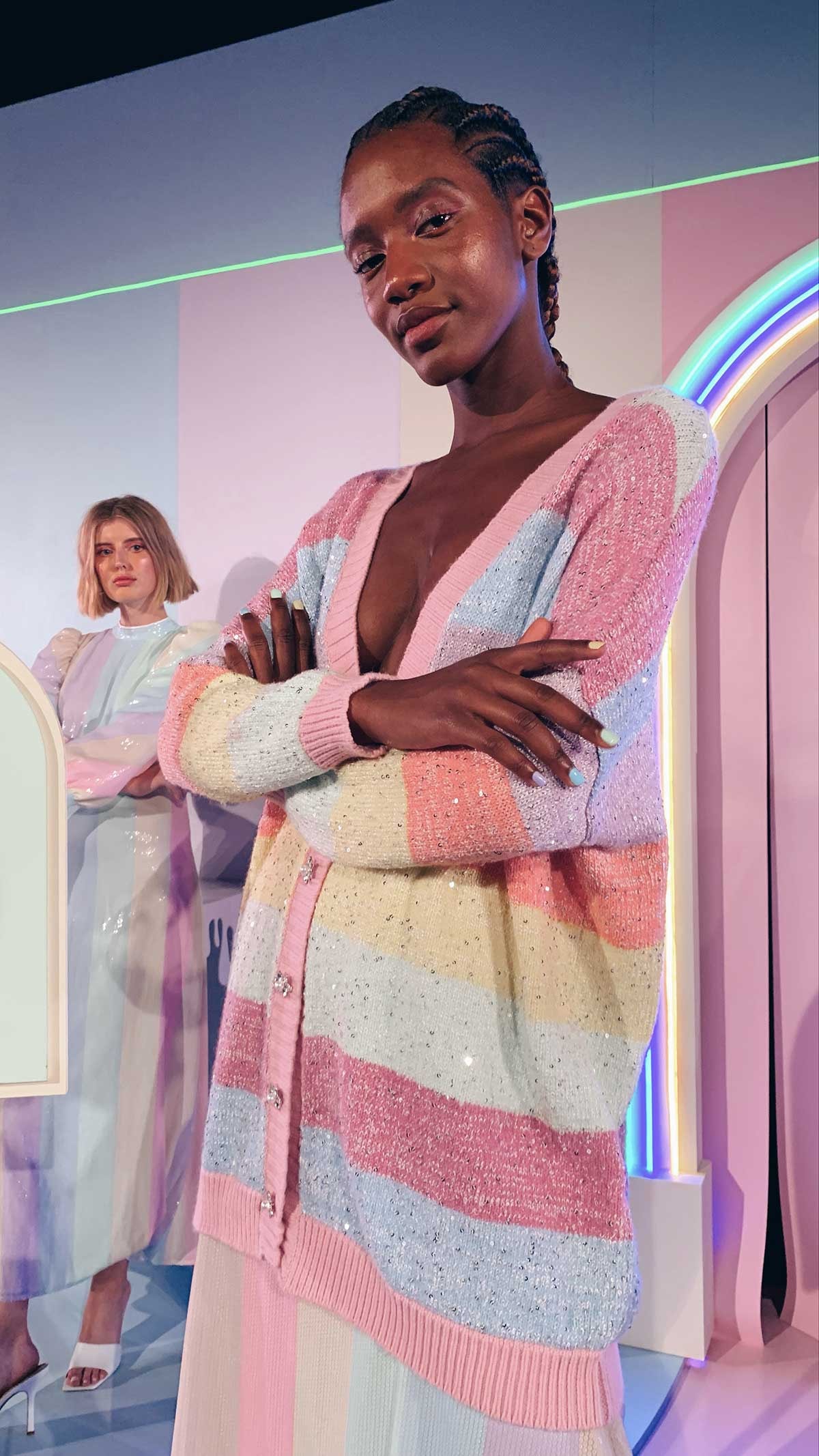 Olivia Rubin brings colour to LFW