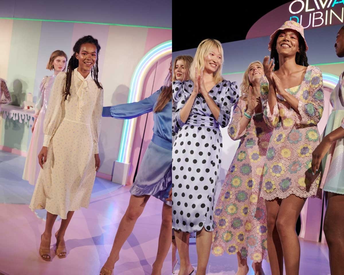 Olivia Rubin brings colour to LFW