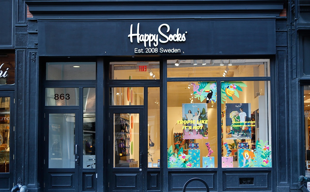 Happy Socks opens second largest store in Union Square, New York