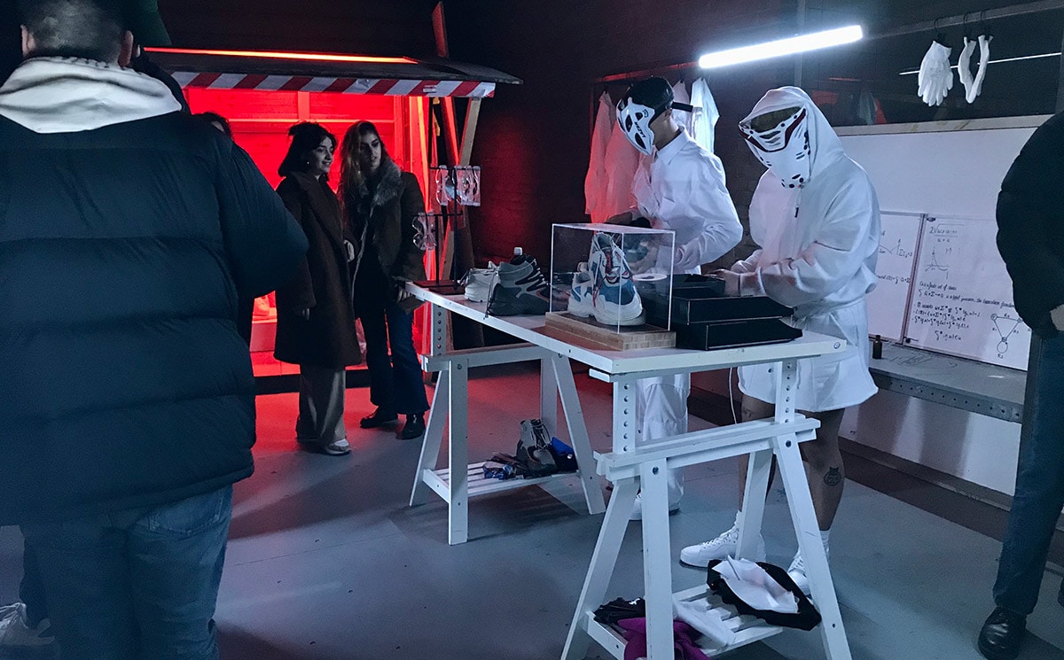 Dutch label Reconstruct Collective reworks suits in workplace satire