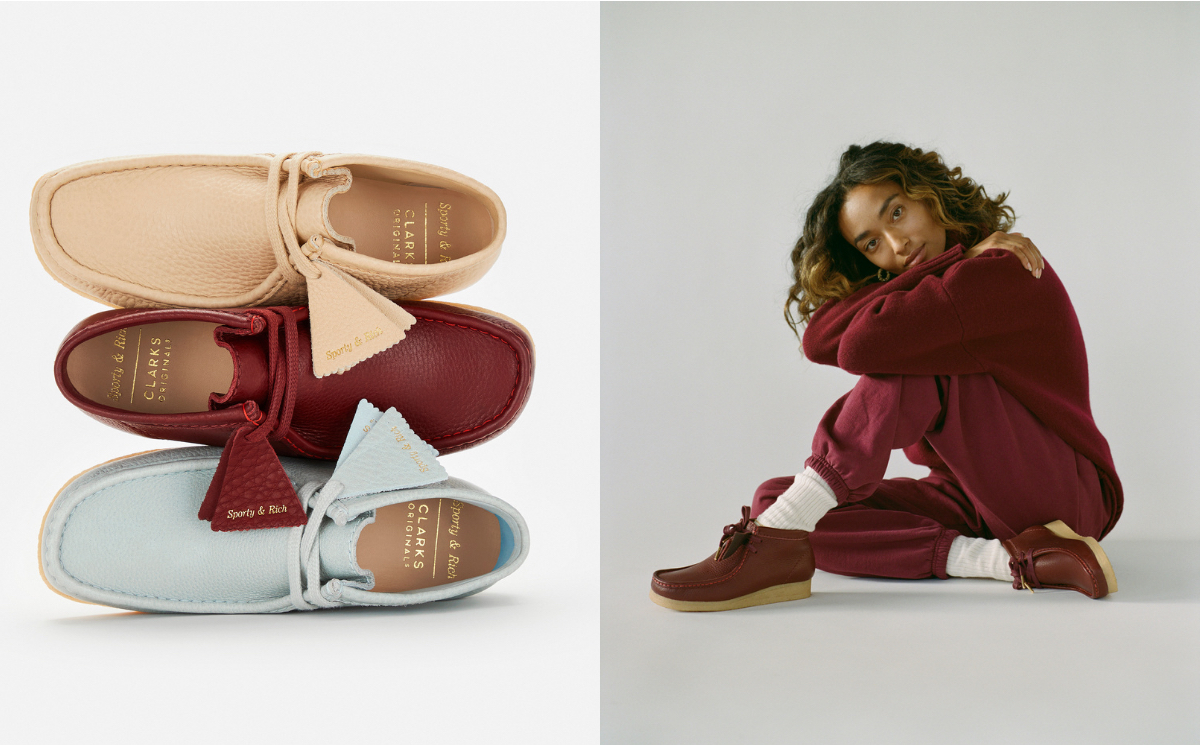 Sporty and Rich teams up with Clarks Originals 