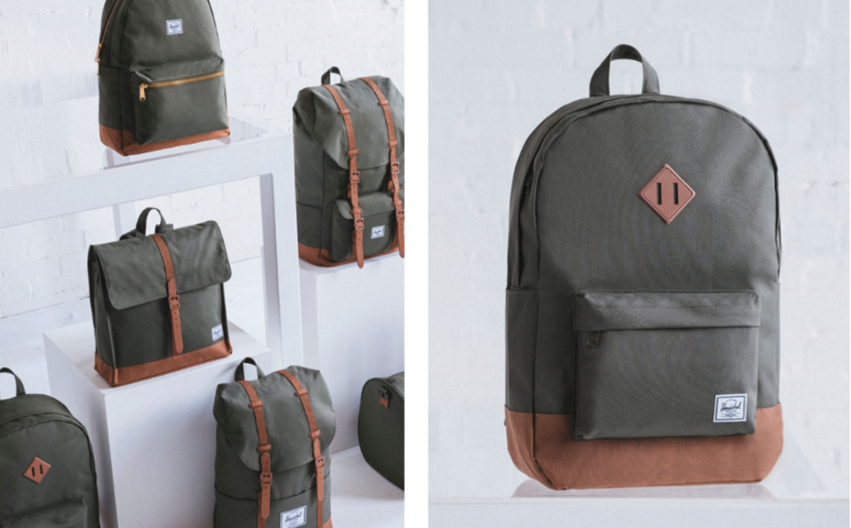 Herschel Supply Launches Bag Collection Made From 100 Percent Recycled Materials