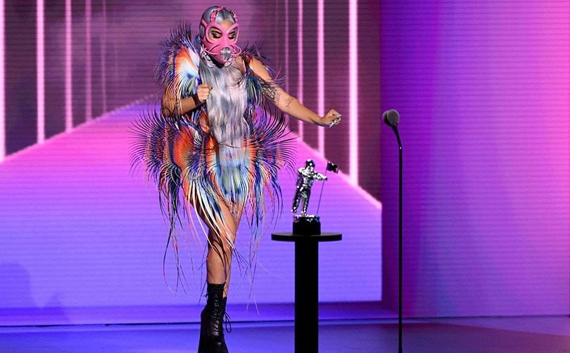 Lady Gaga Wears Iris Van Herpen As One Of Nine Outfits During The Vmas