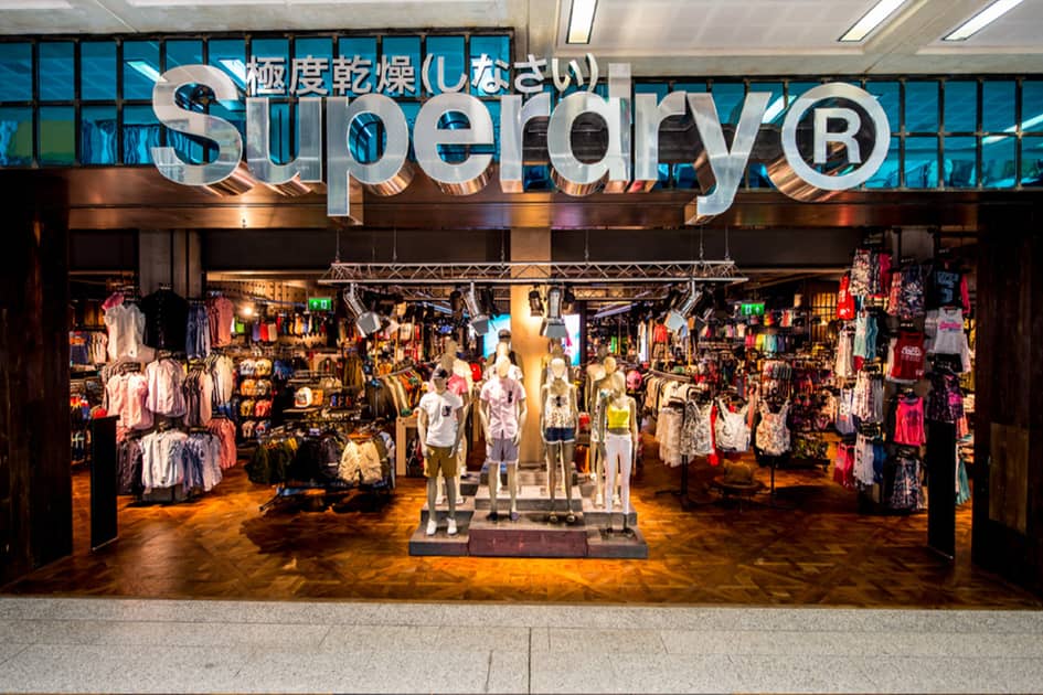 Superdry Store Front Brand Logo Sign Shop Branded Clothing Company