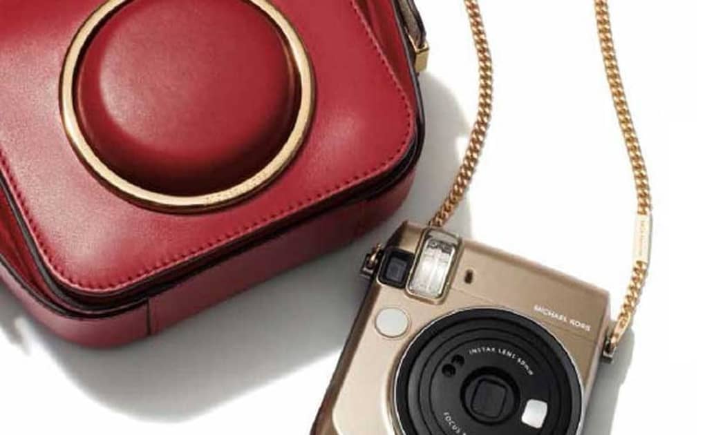 Michael kors hot sale instax gold