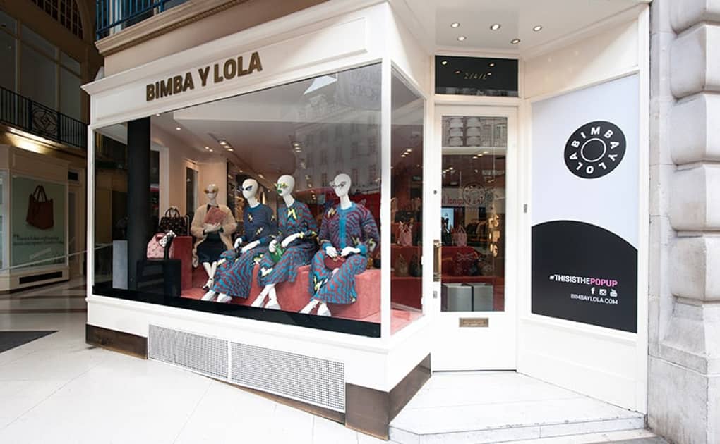 Bimba y Lola El Ganso launch London Pop ups