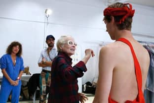 Westwood calls to 'Save Venice' at Paris fashion show