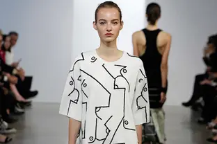 Francisco Costa introduces breast print clothing at Calvin Klein Resort show