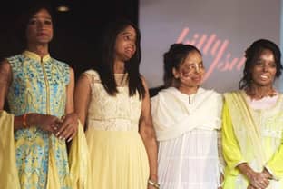 India acid attack victims defiant on the haute couture catwalk