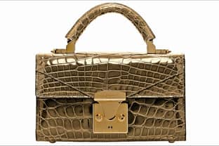 Stalvey launches 24 karat gold crocodile skin bag