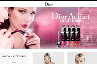 Dior tops list of best performing websites