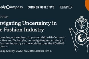 SupplyCompass announces webinar with CO (12 May) on navigating fashion industry uncertainty