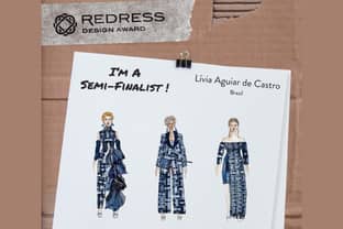 Brazilian designer Lívia Aguiar de Castro, one of the finalists for the Redress Design Award 2022
