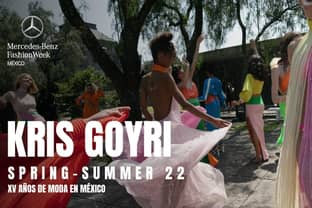 Vídeo: Colorida colección SS22 de Kris Goyri en la MBFWMx