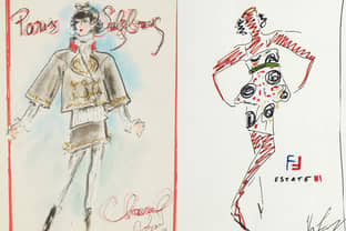 Online-Auktion von Zeichnungen von Karl Lagerfeld
