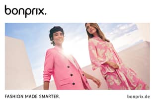 Marken-Relaunch: Bonprix mit neuem Logo und neuem Markenclaim