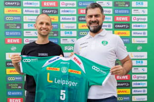 Neuer Teamausstatter: TeamShirts ziert die Trikots der Handballer des SC DHfK Leipzig
