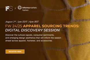 FS Live Webinar: FW 24/25 Apparel Sourcing Trends on August 2nd