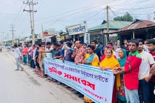 Unas 150 fábricas del sector textil cierran en Bangladés