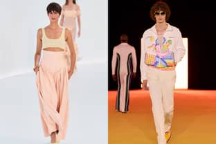 Gespot op de catwalk: Pantone’s kleur van het jaar 2024 ‘Peach Fuzz’