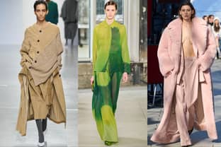 Schlüsselfarben der Pariser Modewoche HW24: Khaki, ein neutrales Rosa und Grüntöne