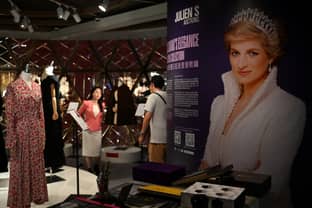 Princess Diana's dresses on display in Hong Kong ahead of auction