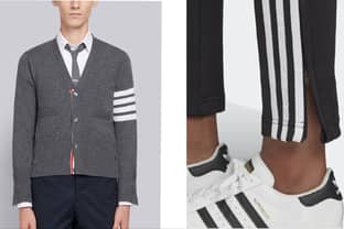 Adidas and Thom Browne continue trademark battle in UK court