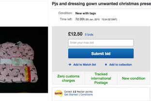 Unwanted Christmas gifts find new recipients via eBay