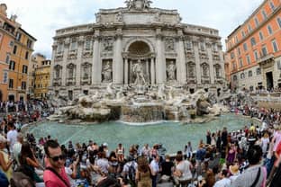 Rome's Trevi Fountain opens after Fendi makeover