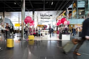 Tijdelijke winkel Kipling op Schiphol