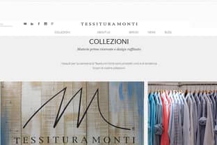 Tessile Monti: nuovo look per il website
