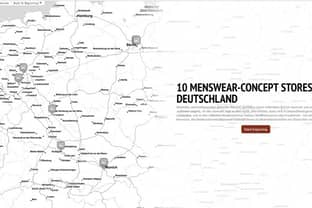 Interaktive Karte: Menswear Concept Stores in Deutschland