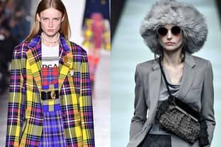 Versace mit Punk-Karos, Armani mit Eleganz auf Mailänder Modewoche