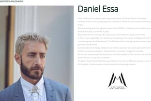 Daniel Essa, réfugié syrien et ambitieux styliste de luxe