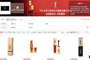 YSL美妆产品在天猫商场首战告捷, 刷新销售纪录