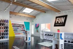 Fun Socks debuts as a new label with bi-costal retail locations