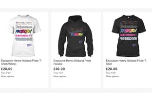eBay launches exclusive Pride collection with Henry Holland in the UK