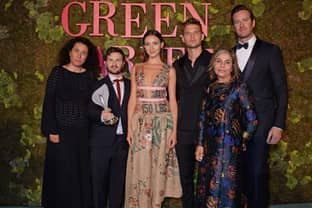 Gilberto Calzolari wins best emerging designer at The Green Carpet Fashion Awards