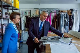 Clothing manufacturer Gosha hosts royal visit