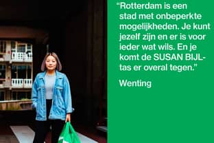 Rotterdam krijgt dankzij tassenlabel Susan Bijl zijn 'eigen tas'