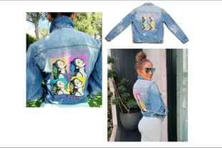 Guess совместно с J.Lo разработал линию одежды в стиле pop-art